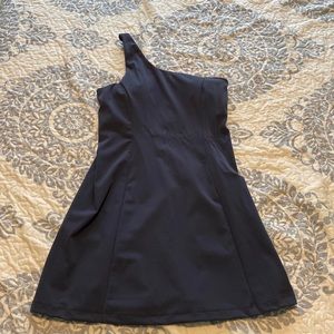 Outdoor Voices One-Shoulder Exercise Dress